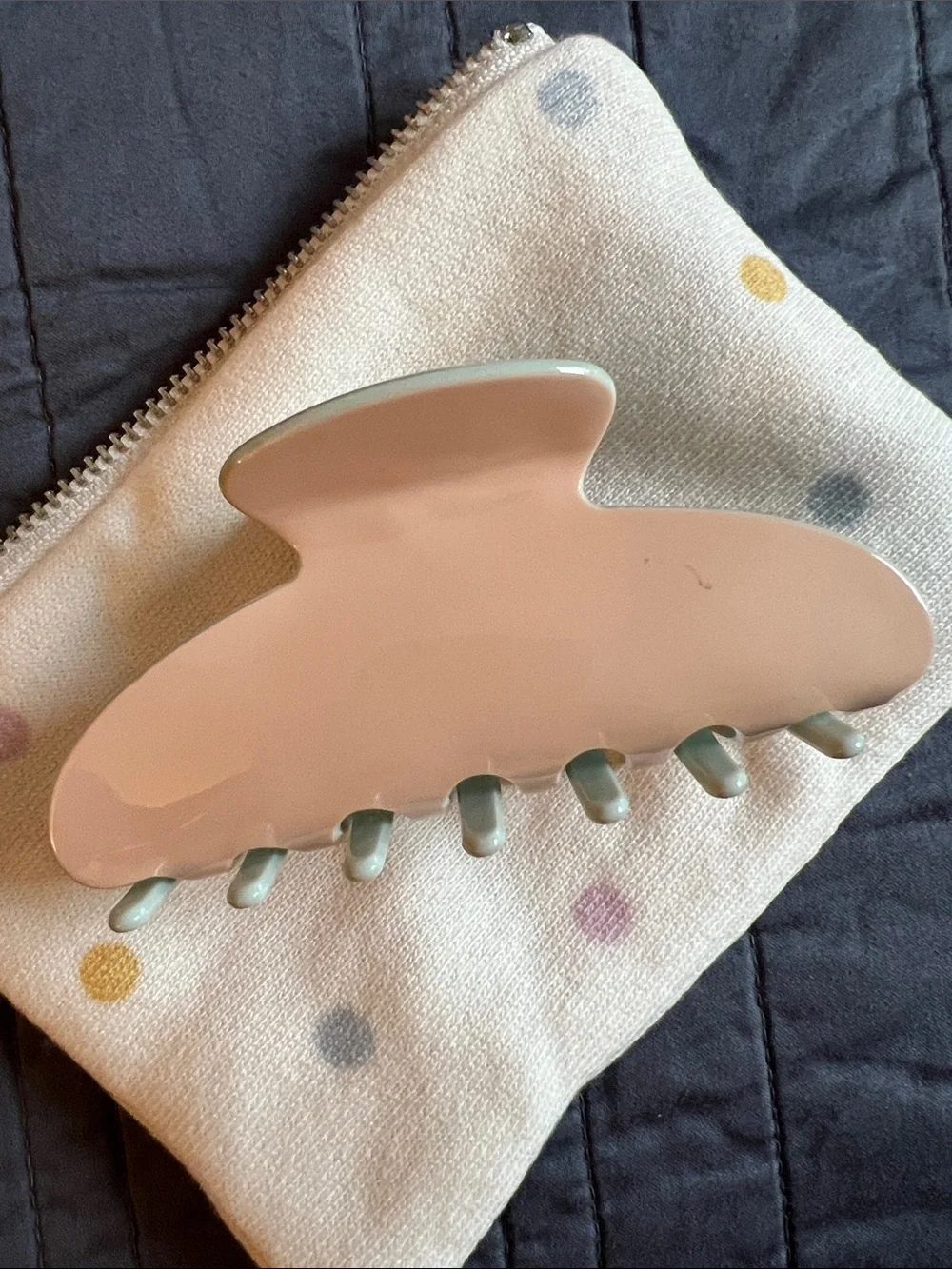 PARKE Cupcake Pink and Blue Hair Claw Clip w/ Pouch Birthday 2026 NEW IN BAG